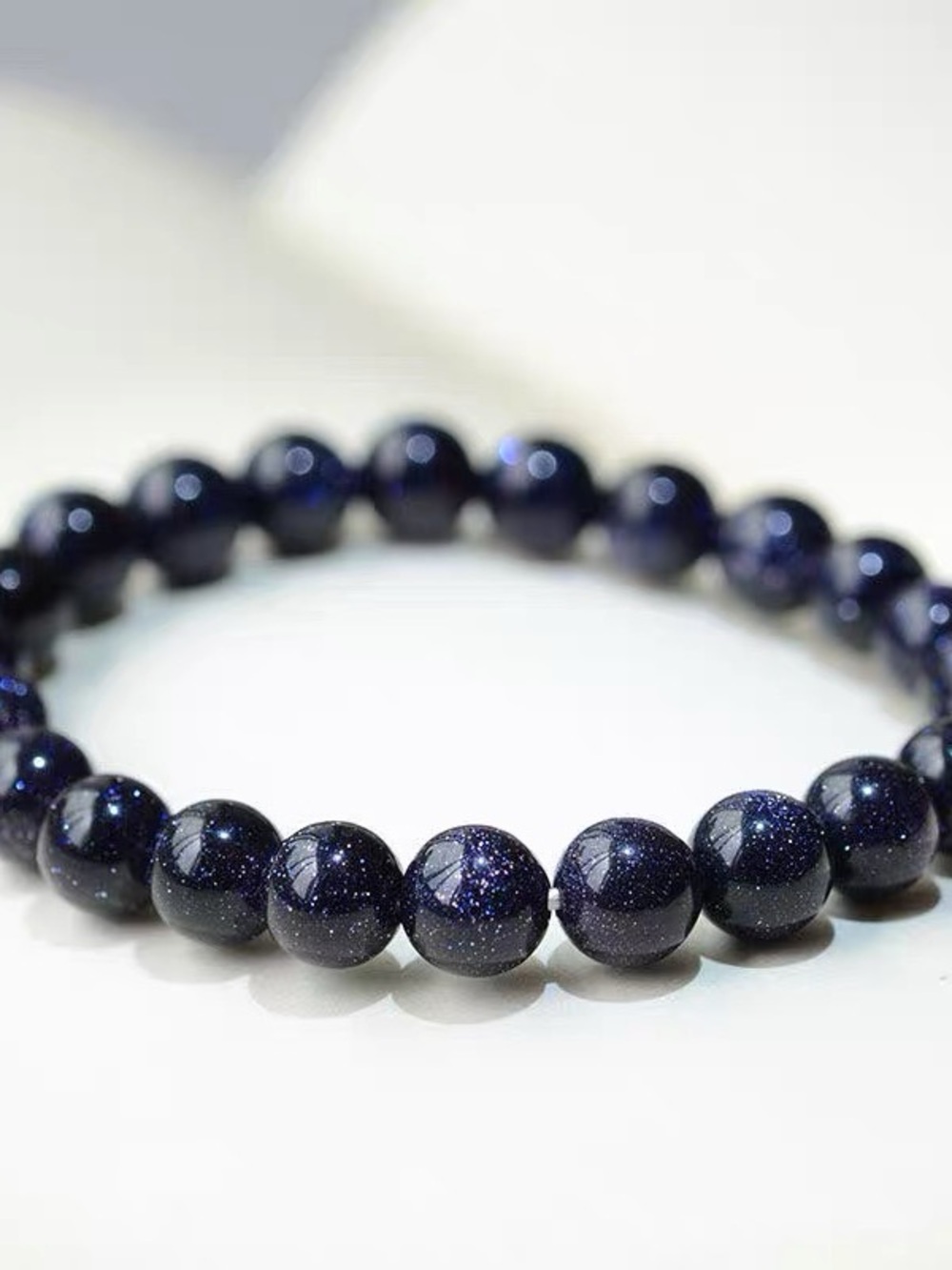 Natural Blue Sandstone Bracelet